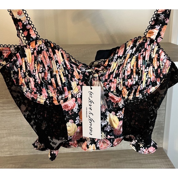 FOR LOVE & LEMONS Gardenia Bustier Size Small - Picture 6 of 11